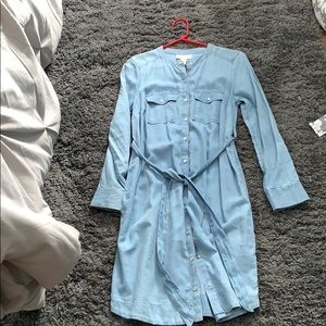 Denim maternity dress, never worn